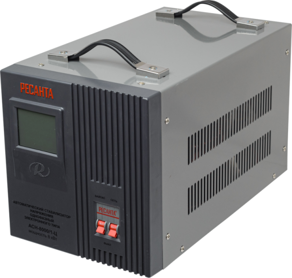 Стабилизатор напряжения РЕСАНТА АСН-8000/1-Ц Стабилизатор напряжения РЕСАНТА АСН-8000/1-Ц