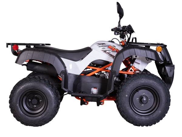 Квадрицикл KAYO (Кайо) AU150 (белый пластик 2024 г.) с ПСМ | Мототека Квадрицикл KAYO (Кайо) AU150 (белый пластик 2024 г.) с ПСМ | Мототека